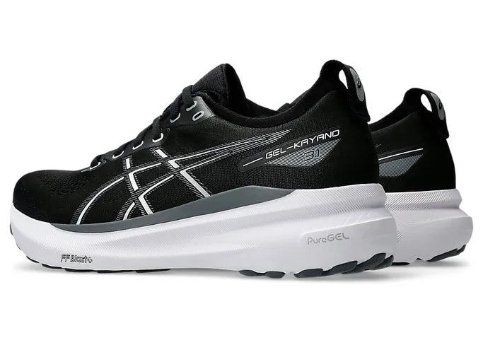 GEL-KAYANO 31 2E BLACK/WHITE MENS